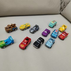 12pcs Pixar Cars Lightning McQueen Jackson Storm Mater Toy Set Kids Game Gift