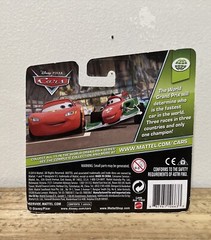 Disney Pixar Cars WGP Lightning McQueen Short Card 1/15 World Grand Prix Mattel