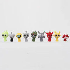 48Pcs 3cm Mini Sprunki Action Figure Cartoon Model Doll Figurines Kids Gift Set
