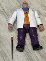 2 LOT Spider-man Animated Series Figure Toy KING PIN SHOCKER Marvel Excellent