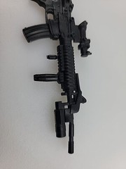 5.3″ Long Black Assault Sniper Rifle 12 inch action figure
