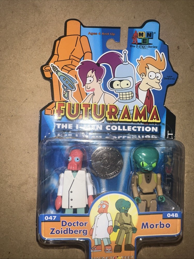Futurama The I-Men Collection Doctor Zoidberg & Morbo 2-pack 047 & 048 Toynami