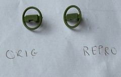 GI Joe VAMP Jeep Green Steering Wheel 3D Printed Custom