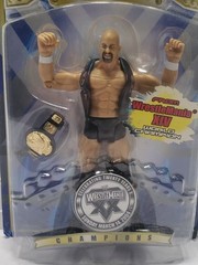 2004 WWE WrestleMania XX Champions Steve Austin Action Figure Jakks Pacific