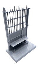 1:12 Scale Arkham-Style Jail Cell Diorama – 6″ Figure Prison Cage for Joker, Bat