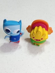 Kidrobot The Heroes of Burgertown Lot Of 2 Figures John Burgerman