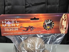 Project Hail Mary Shoulder Buddy Rocky Plush New Ships Same Day