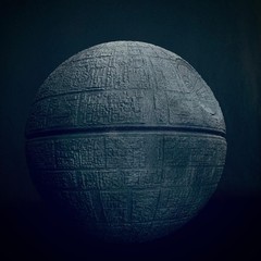 3D Printed Death Star Scaled Down Model