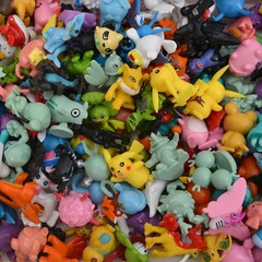 144 Style Pokemon Figure Toys Anime Pikachu Action Figure Model Ornamental Decor
