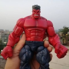 Hasbro Red Hulk Action Figure 8″ old loose
