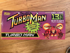 Jingle All The Way Turbo Man Talking Figure Retro Christmas 25th Anniversary