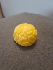 Tmnt TD Tossin Leo Yellow Football Helmet Playmates 2015 Reproduction Leonardo