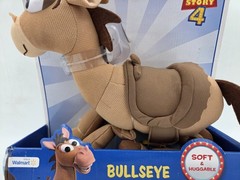 NEW! Toy Story 4 Bullseye Soft & Huggable Horse Walmart Exclusive Thinkway Toys