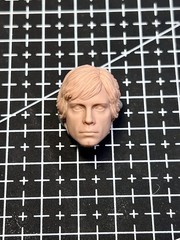 1/12 1/4 1/6 1/18 Unpainted Luke Young Mark Hamill Head Carved Model Toys