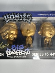 Homies Series #4 Big Head Gold Comic Con Exclusive Limited Edition Only 50 made.