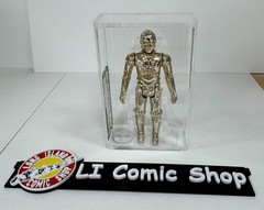 1977 Vintage Kenner Star Wars C-3PO loose HK AFA 80 VF/NM Clean & Bright Gold