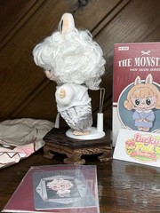 POPMART THE MONSTER Hair Salon Series Vinyl Plush Pendant – SECRET Hazy Noise ✨