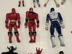 Power Rangers Action Figure Toys Lot Miscellaneous Mix As Pictured