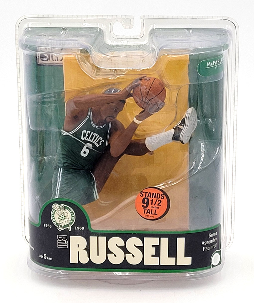 2007 McFarlane Bill Russell Boston Celtics Series 3 NBA Legends Action Figure