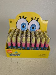 SpongeBob SquarePants Rocket Eraser Full Retail Box 36 Count Nickelodeon
