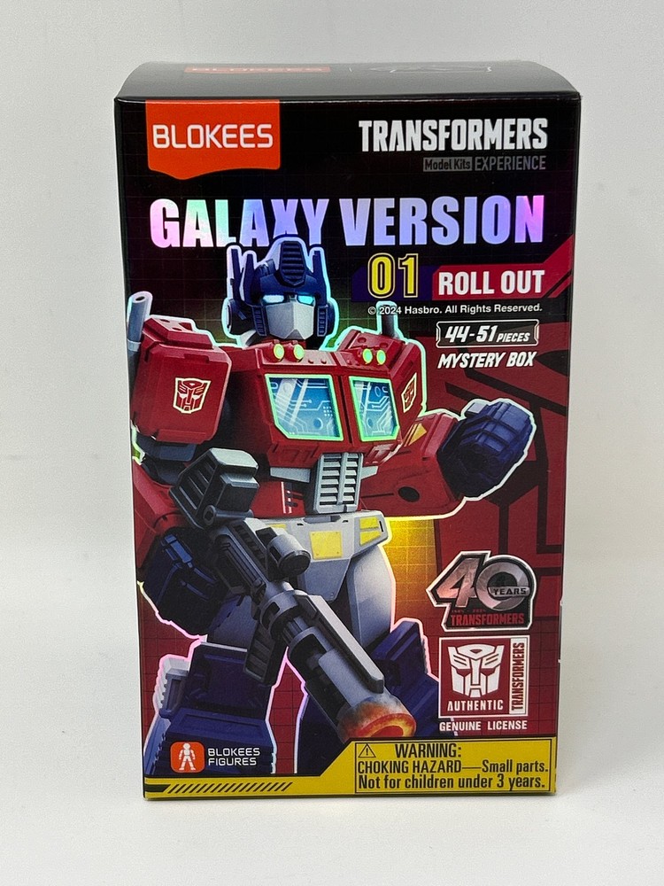 Blokees Transformers Galaxy Version 01 Roll Out Single Blind Box Figure NEW