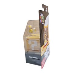 Cat Mario Super Mario Bros Movie 1.25 in Mini Figure w/ Question Block