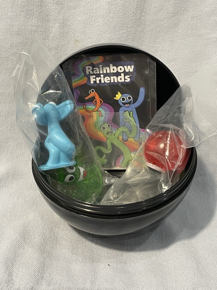 NEW Rainbow Friends Mini Bundle Blind Capsule- 3 Micro Figures & 3 Sticker Cards