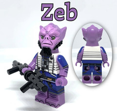 Rebels x6 custom figures – Ezra Hera Zeb Kanan Chopper Sabine – star wars lego
