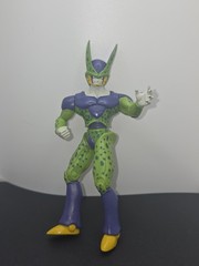 Dragon Ball Z action figure Cell green purple yellow plastic anime