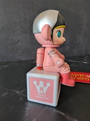 POP MART x MOLLY Happy Train Party Space Molly Pink Mini Figure, No Box