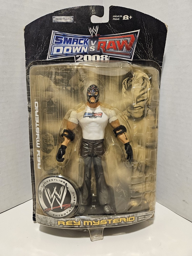 Rey Mysterio Smack Down Vs Raw 2008 Edition, Wwe Wrestling Figure Jakks Pacific