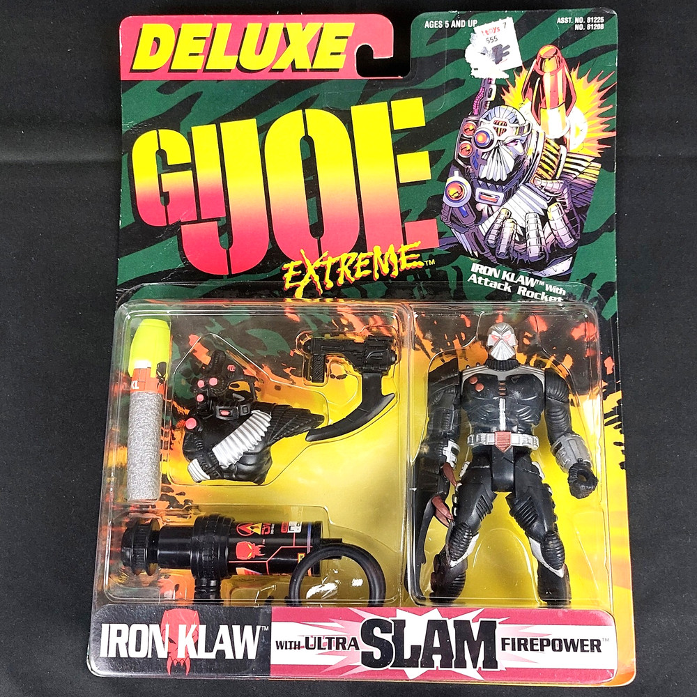 GI Joe Extreme Iron Klaw Deluxe Ultra Slam Firepower Sealed Kenner Hasbro 1995