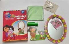 DORA THE EXPLORER BOOTS TABLETOP MIRROR NONBREAKABLE BEDROOM VINTAGE RARE NEW