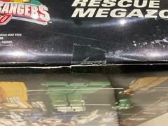 1997 Bandai Power Rangers Turbo Deluxe Double Morphing Rescue Megazord! In Box!