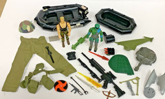 Vintage GI Joe ARAH Hasbro Lanard Mixed Lot Figures Vehicles Weapons Accessories