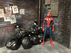 1:12 Scale Garbage Bag Prop Lot Diorama Action Figure Photography