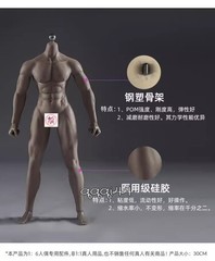JIAOU DOLL 1/6 Scale Seamless Male Body Model Action Figure Fit 12″ Figure Gifts