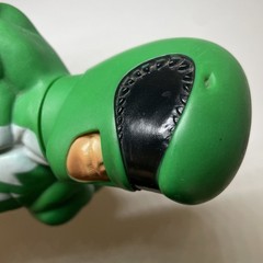 Power Rangers – Star Toys-14″ – Green Power Ranger- Signed by Jason David Frank