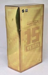 MIB Minecraft Diamond Level 15 Years Gold Tuxedo Steve Figure