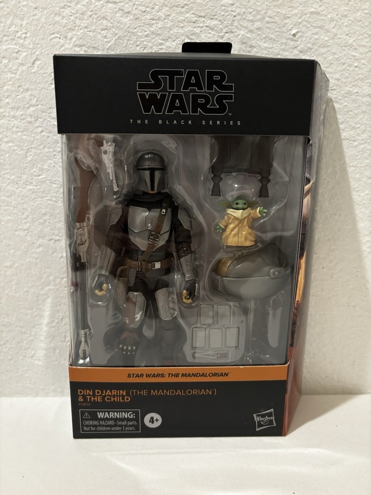 Star Wars Black Series The Mandalorian Din Djarin and The Child (Grogu) LOT B