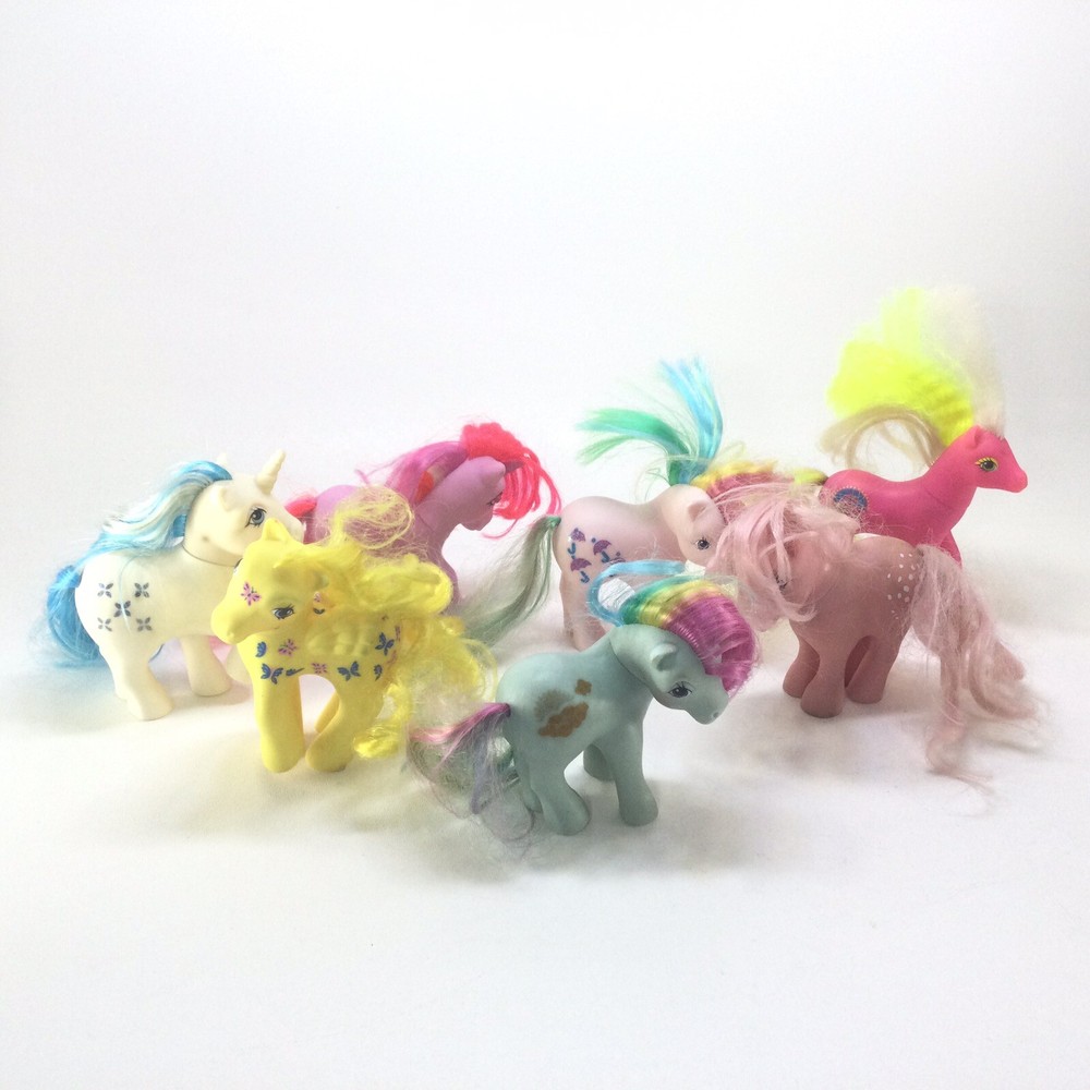 My Little Pony G1 Lot Dirty Stained Marked Sundazzle Jewel Eyed Twice As Fancy