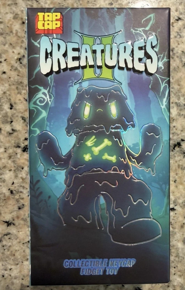 New in Box Unopened TapCap Creatures II Mystery Box Key Cap IN HAND