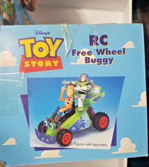 Rare 1996 Disney’s Toy Story RC Free Wheel Buggy – Thinkway Toys – NIB
