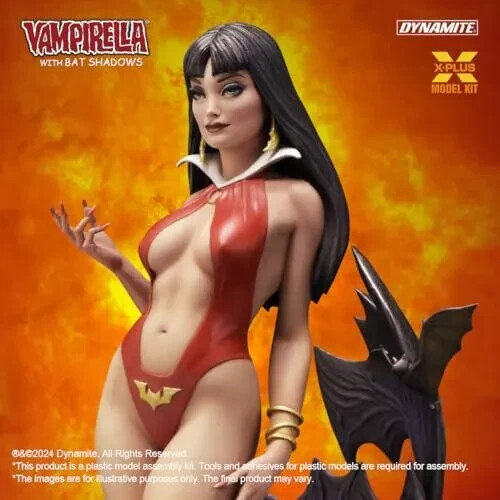 X-Plus Vampirella with Bat Shadows 1/8 Scale Model KIT #200303~NEW in BOX
