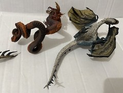 3 McFarlane Dragons Conan Fire Komodo Clan + Plastoy Medieval Battlefield Lot 4