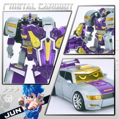 Metal Cardbot 7-11″ Transform Figure Boys Kids Toy Car Truck Plane Vehicle Robot