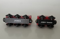 Thomas & Friends Learning Curve Wooden Railway James & James’ Tender 2003 Train