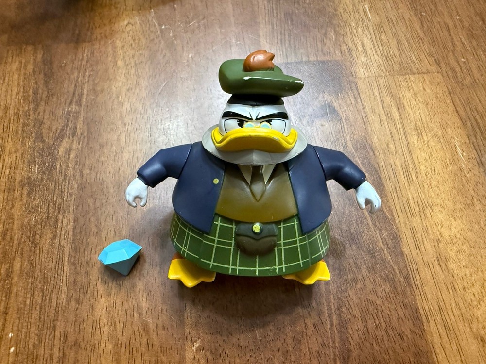 Phatmojo Disney Ducktales Flintheart Glomgold Duck Figure With Cane 2018 Loose
