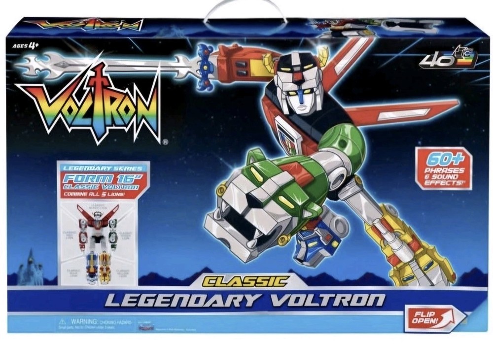 Voltron Classic Legendary Defender 40th Anniversary 5 Lion Set Playmates