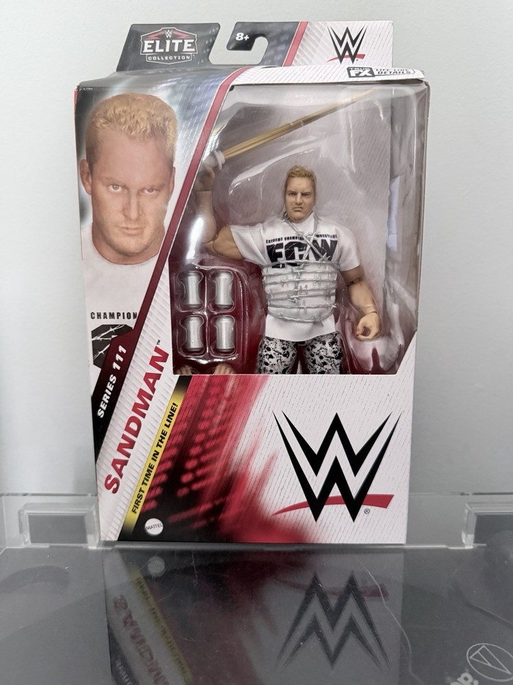 Mattel WWE Elite Series 111 Sandman Action Figure ECW Wrestling Collectible